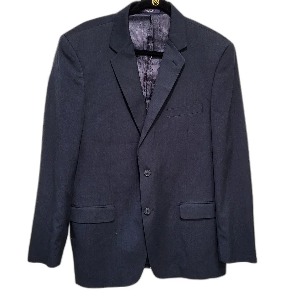 Two Button Microtek Blazer / Sports Coat by Adolfo - 42R
